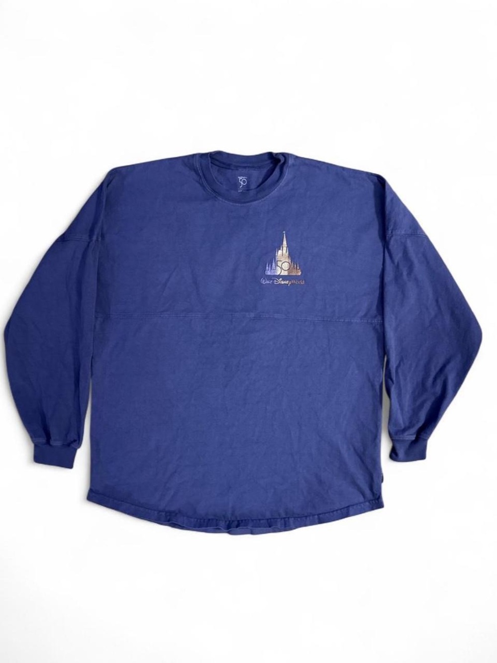 Walt Disney World 50th Anniversary Women's Long-Sleeve Spirt Jersey in Purple